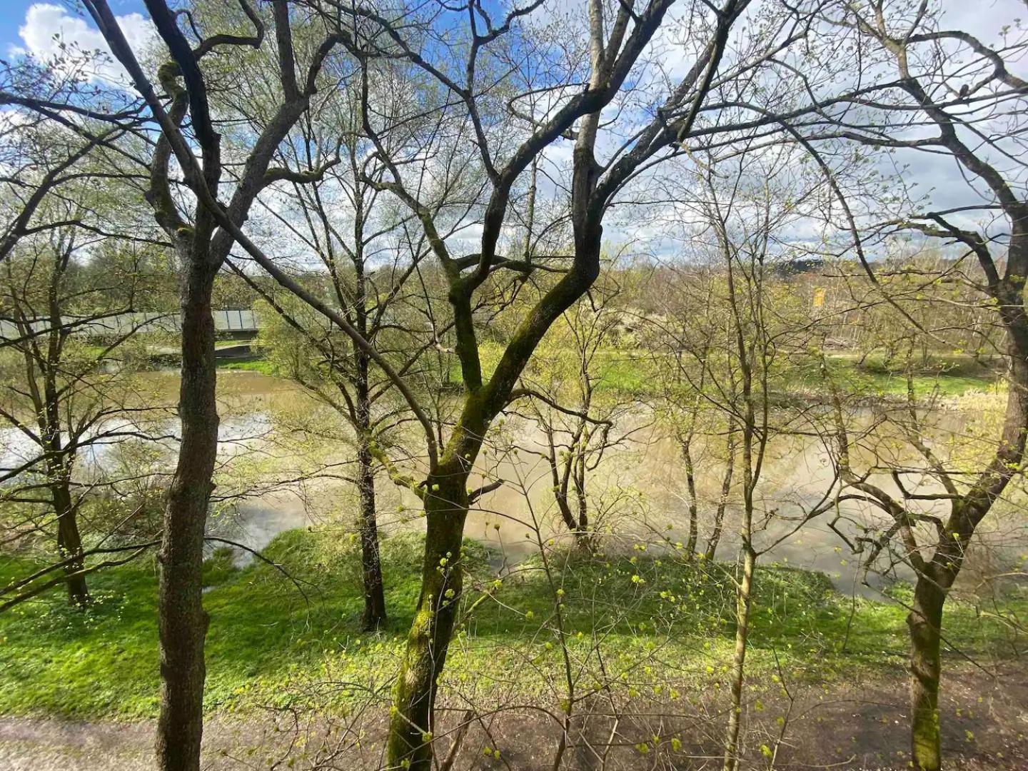 3 Zimmer Apartment Mit Flussblick - Self Check-In Eggenfelden Luaran gambar